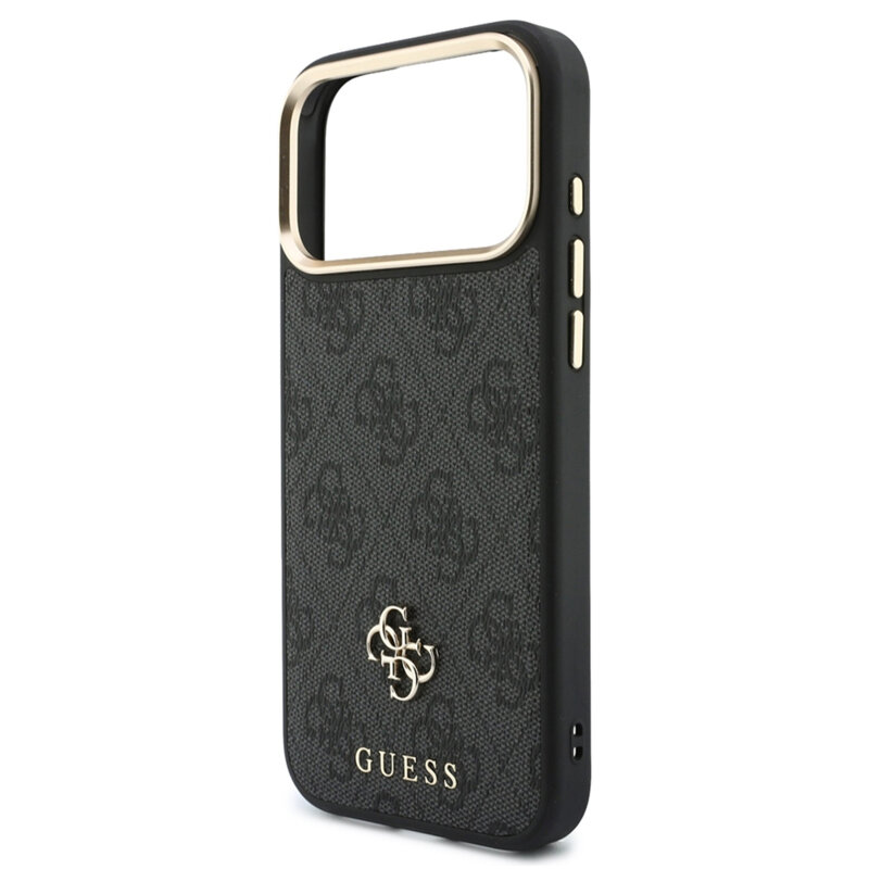 Husa originala Guess iPhone 17 Pro Max Hardcase 4G Cardslot & Big Strap MagSafe, negru, GUBPHUP18XP4SM44CK