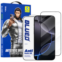 Folie iPhone 16 Pro Max Blueo Anti-Static HD Glass, negru