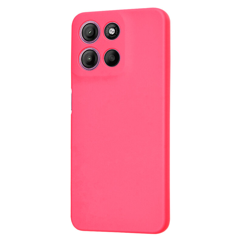 Husa silicon Motorola Moto G17 Techsuit SoftFlex, fucsia