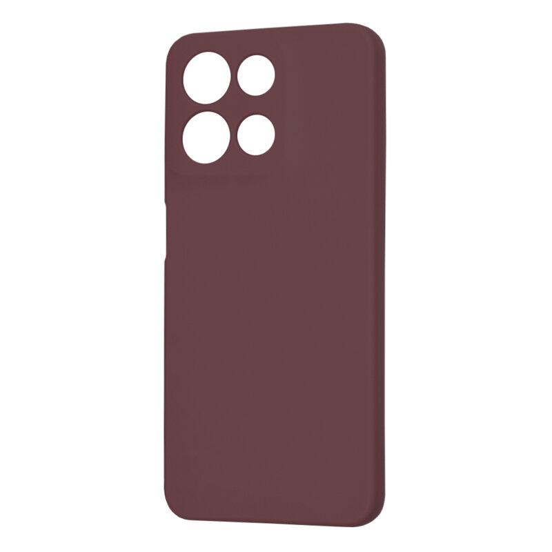 Husa silicon Motorola Moto G15 Techsuit SoftFlex, bordo
