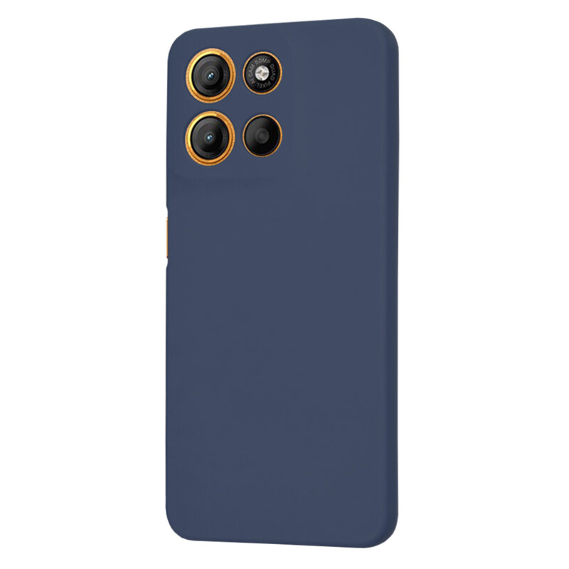 Husa silicon Motorola Moto G15 Techsuit SoftFlex, bleumarin