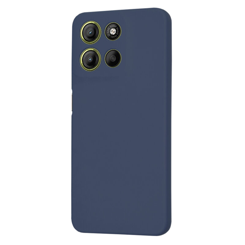 Husa silicon Motorola Moto G15 Power Techsuit SoftFlex, bleumarin