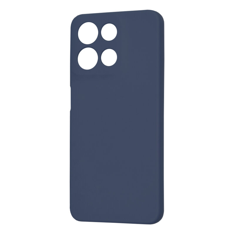 Husa silicon Motorola Moto G17 Power Techsuit SoftFlex, bleumarin