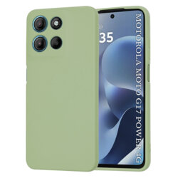Husa silicon Motorola Moto G17 Power Techsuit SoftFlex, verde