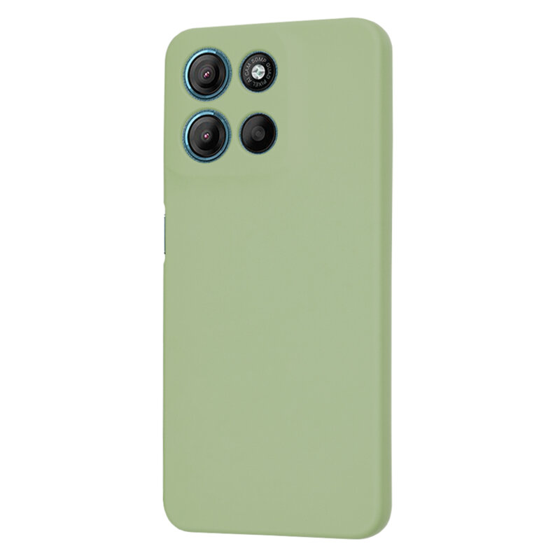 Husa silicon Motorola Moto G17 Power Techsuit SoftFlex, verde