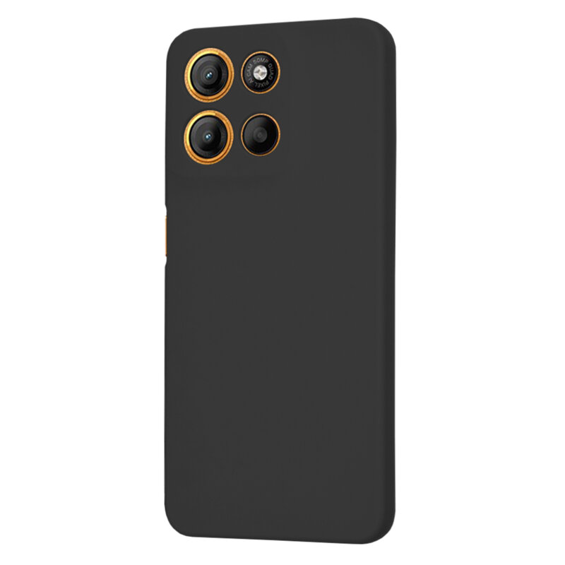 Husa silicon Motorola Moto G15 Techsuit SoftFlex, negru