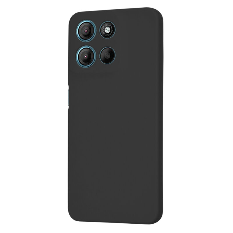 Husa silicon Motorola Moto G17 Power Techsuit SoftFlex, negru