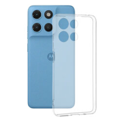 Husa Motorola Moto G17 Power Techsuit Clear Silicone, transparenta