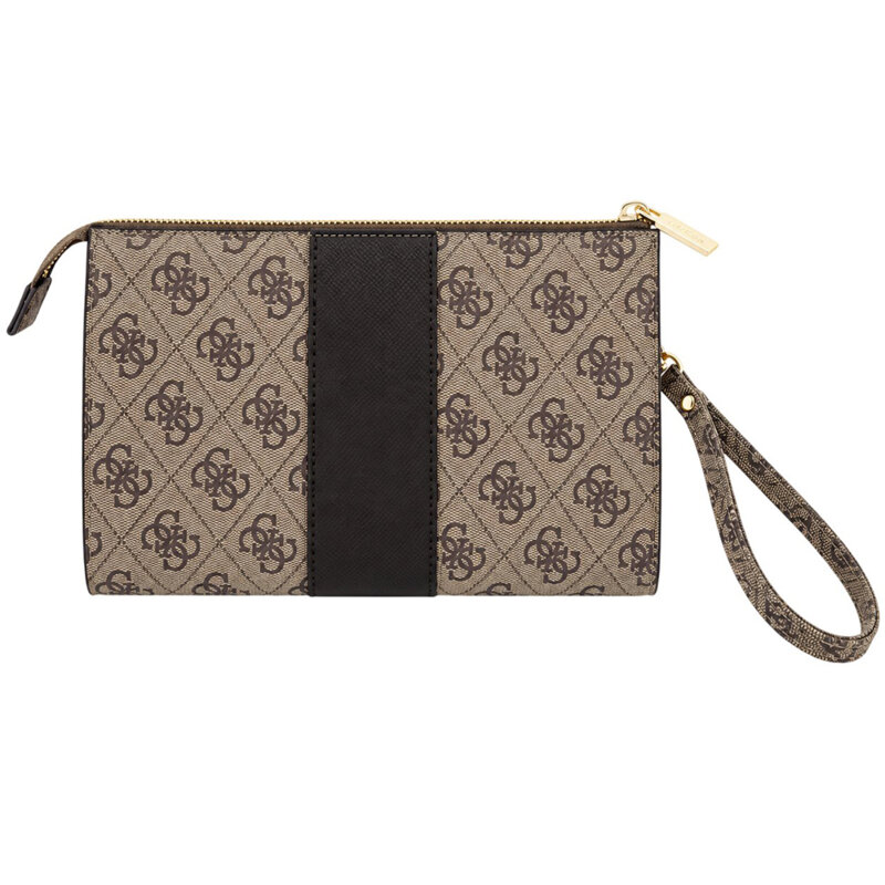 Geanta Guess telefon crossbody pentru femei, maro, GUWP6PG4S4RW