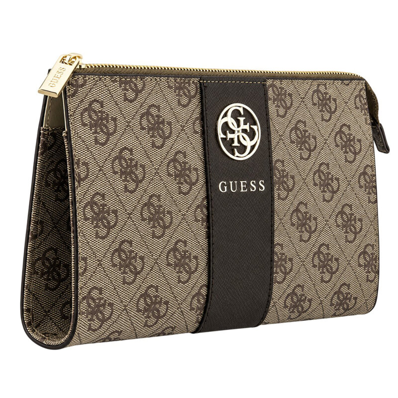 Geanta Guess telefon crossbody pentru femei, maro, GUWP6PG4S4RW