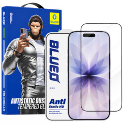 Folie iPhone 17 Blueo Anti-Static HD Glass, negru