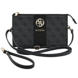 Geanta Guess telefon crossbody pentru femei, negru, GUWP6PG4S4RK