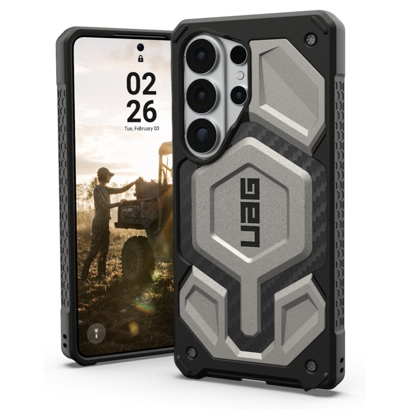 Husa Samsung Galaxy S26 Ultra UAG Monarch Pro MagSafe, Titanium