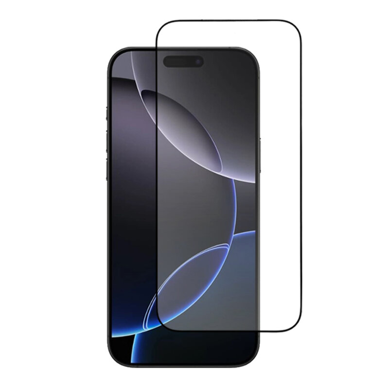 Folie iPhone 16 Pro Max cu aplicator Pro Blueo 3D Full Display Curved Edge AR Glass, negru