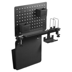 Organizator de birou cu prindere tip clema Spigen LD406, negru