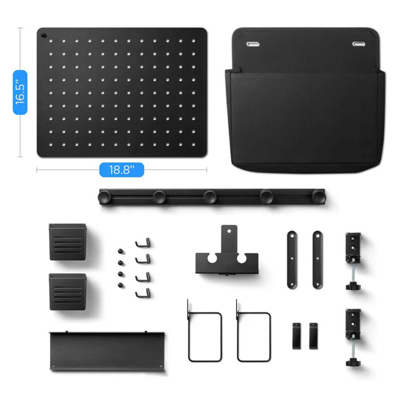 Organizator de birou cu prindere tip clema Spigen LD406, negru