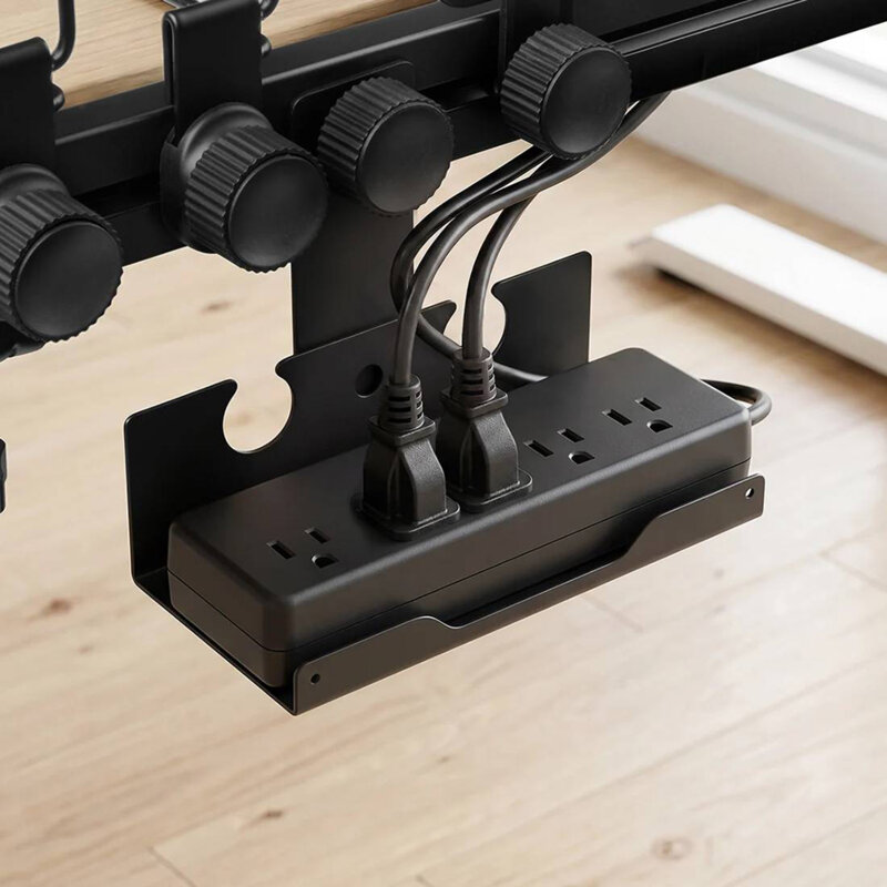 Organizator de birou cu prindere tip clema Spigen LD406, negru