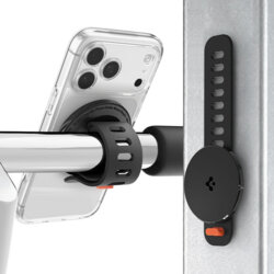 Suport telefon MagSafe multifunctional Spigen OM200, negru