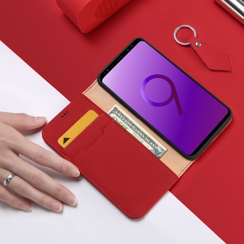 Husa Samsung Galaxy S9 Dux Ducis Wish Book - Rosu