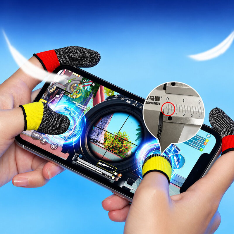 Manusi gaming pentru degete telefon, Techsuit FS4-04, roz