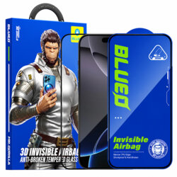 Folie iPhone 16 Pro Max Blueo Anti-Broken Glass, negru