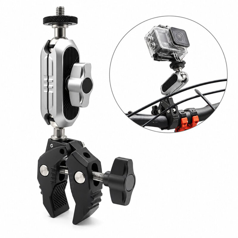 Suport GoPro bicicleta cu rotire 360°, Techsuit JX-006