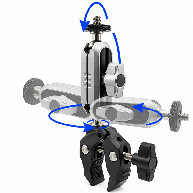 Suport GoPro bicicleta cu rotire 360°, Techsuit JX-006