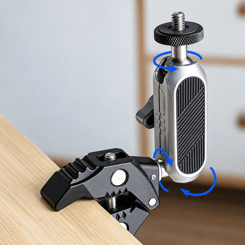 Suport GoPro bicicleta cu rotire 360°, Techsuit JX-006