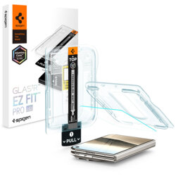 Folie iPhone Duo Spigen Glas.tR EZ Fit Pro HD, transparenta