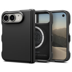 Husa iPhone Duo Spigen Tough Armor Pro MagSafe, negru