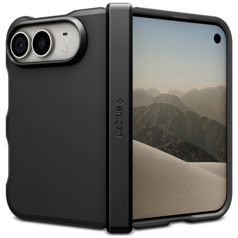 Husa iPhone Duo Spigen Tough Armor Pro MagSafe, negru