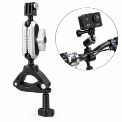 Suport bicicleta pentru camera GoPro, Techsuit JX-008, gri