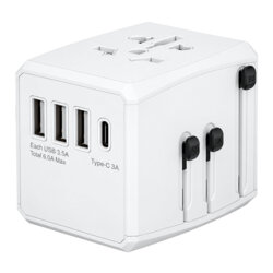 Adaptor priza EU la US, UK, AUS, PD30W, Techsuit, HHT904-W3