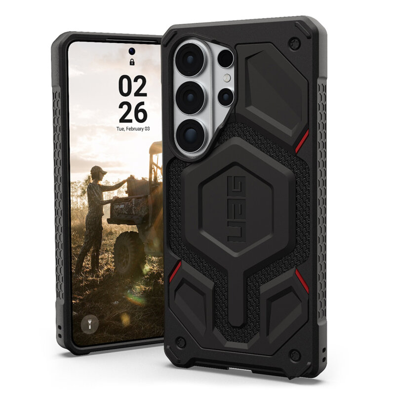 Husa Samsung Galaxy S26 Ultra UAG Monarch Pro MagSafe, Kevlar Black