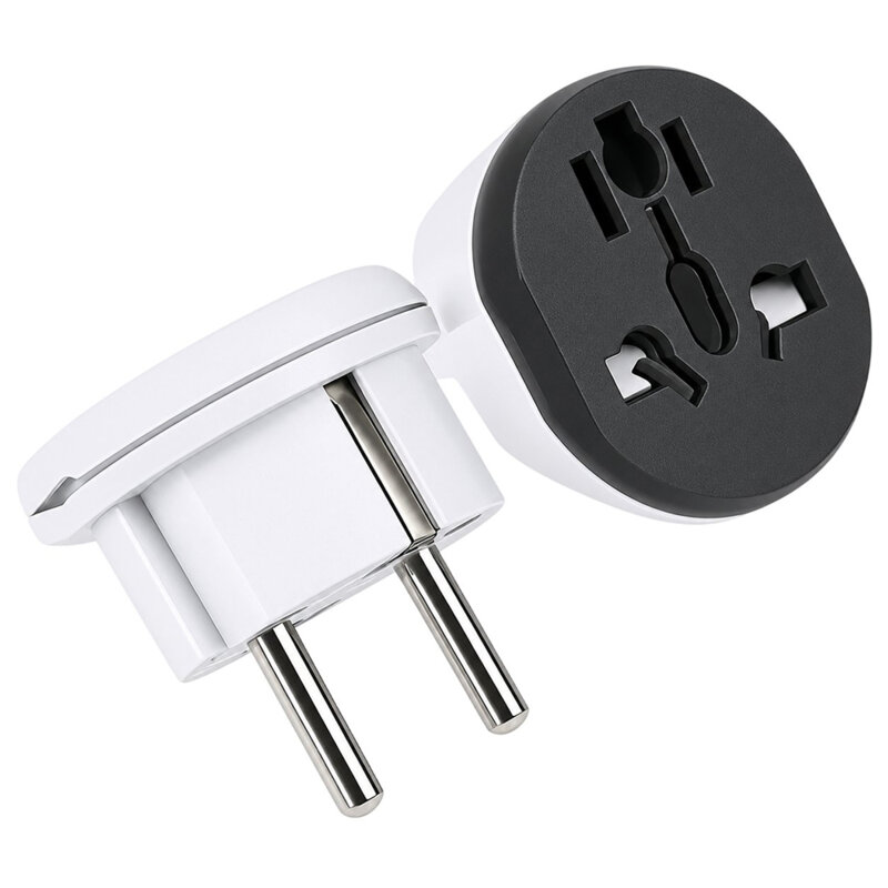 Adaptor priza universal pentru calatorie Techsuit, gri, C529