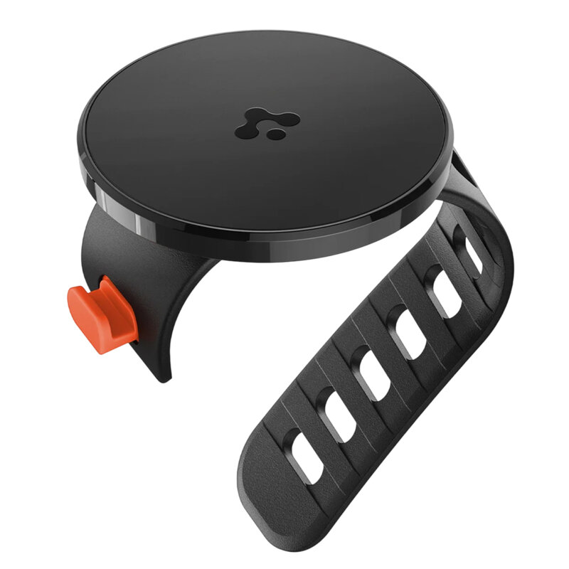 Suport telefon MagSafe multifunctional Spigen OM200, negru