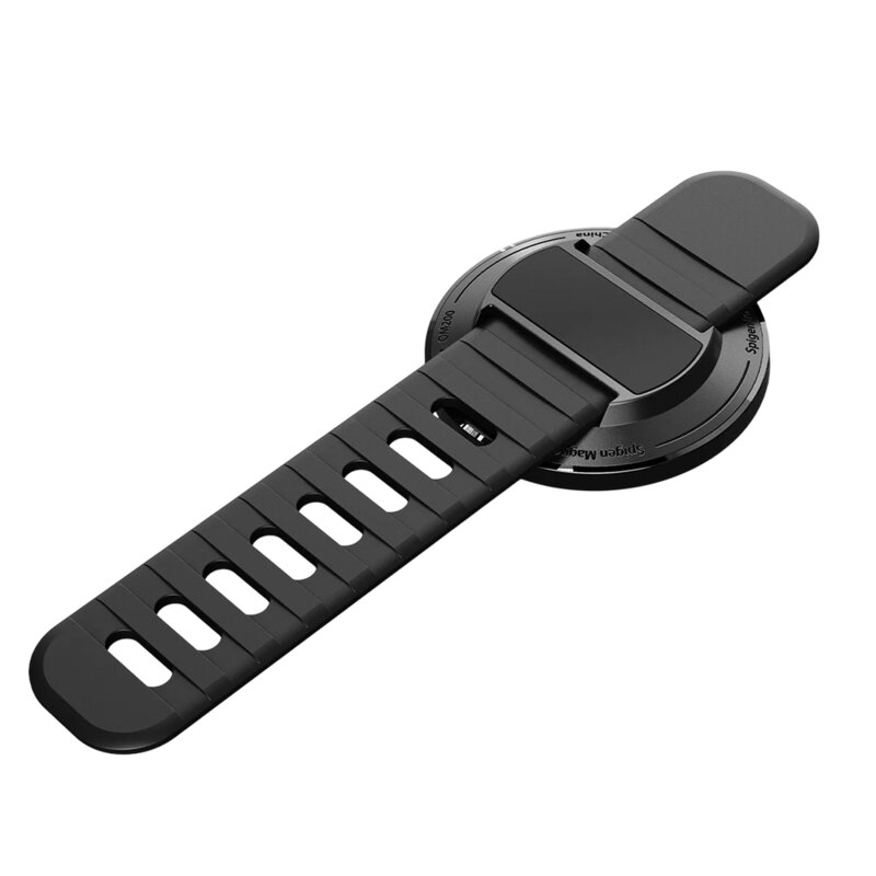 Suport telefon MagSafe multifunctional Spigen OM200, negru