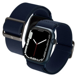 Curea Apple Watch 6 44mm Spigen Lite Fit, bleumarin