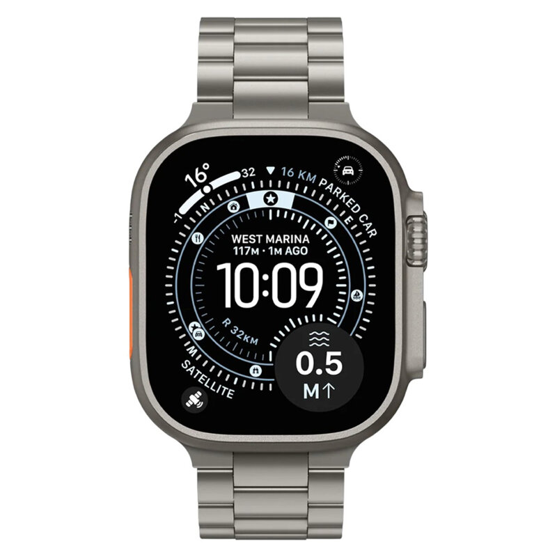 Curea Apple Watch Ultra 3 Spigen Modern Fit, natural