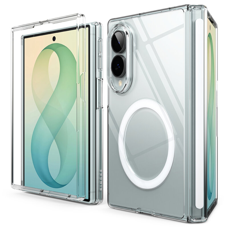 Husa Samsung Galaxy Z Fold8 Ringke Fusion Air Flap MagSafe, transparenta