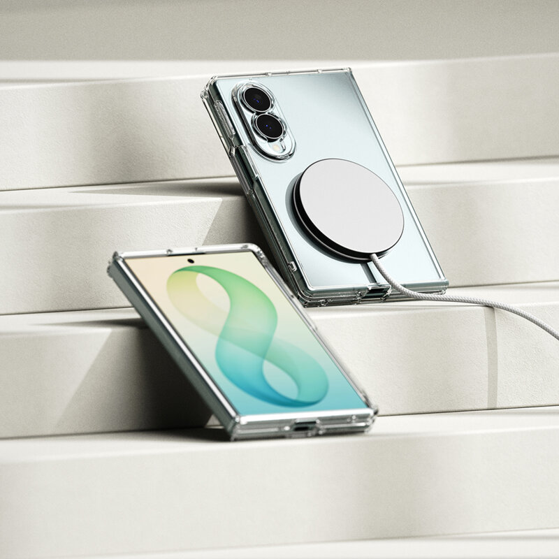Husa Samsung Galaxy Z Fold8 Ringke Fusion MagSafe, transparenta