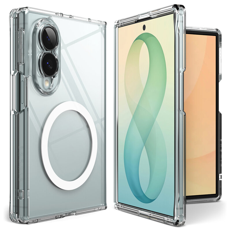Husa Samsung Galaxy Z Fold8 Ringke Fusion MagSafe, transparenta