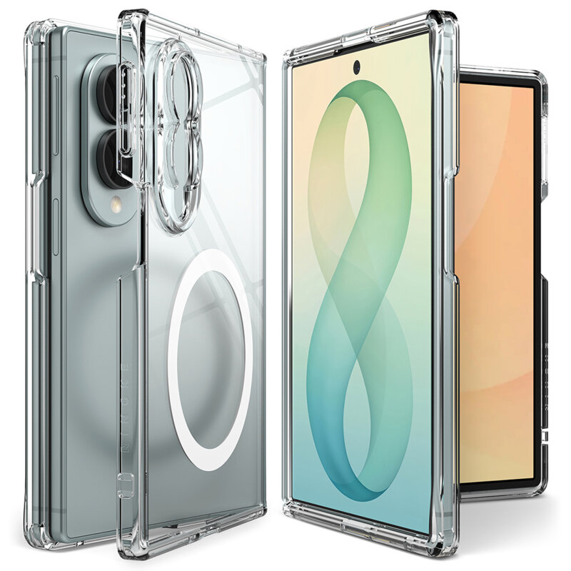 Husa Samsung Galaxy Z Fold8 Ringke Fusion MagSafe, transparenta