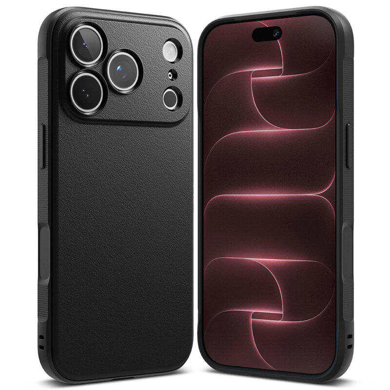 Husa iPhone 17 Pro Ringke Onyx, negru