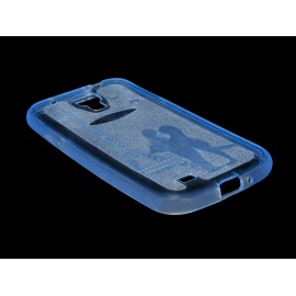 Husa Samsung Galaxy S4 I9500 Silicon Gel TPU Albastru Model 01