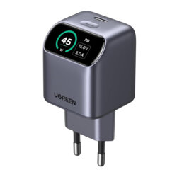 Incarcator Type-C GaN cu ecran, animatii Ugreen, 45W, 25419B