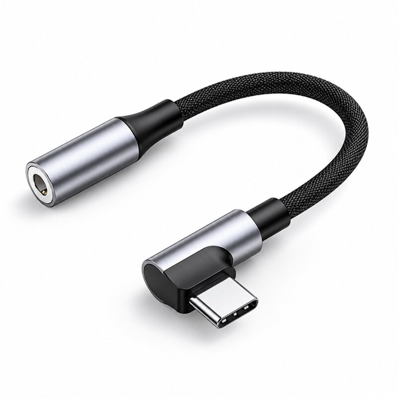 Adaptor audio premium, Type-C la Jack 3A Techsuit MusicDoX AC7