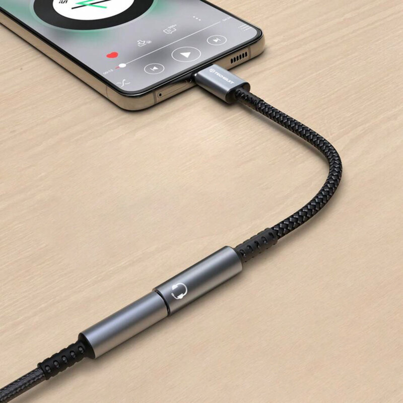 Adaptor audio premium Type-C Techsuit SonicPiX AC14, 0.1m