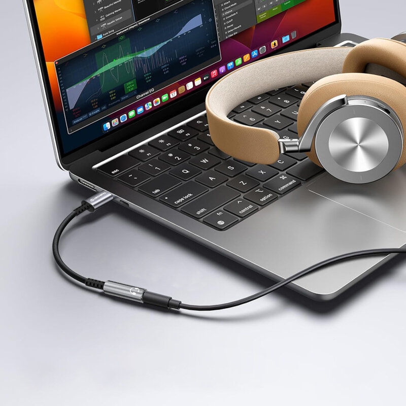 Adaptor audio premium Type-C Techsuit SonicPiX AC14, 0.1m