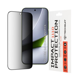 Folie sticla Xiaomi Poco F9 Pro Techsuit 111D Privacy Full Glue, negru